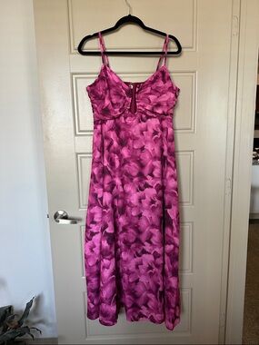 Abercrombie & Fitch Bra-Free Hardware Maxi Dress